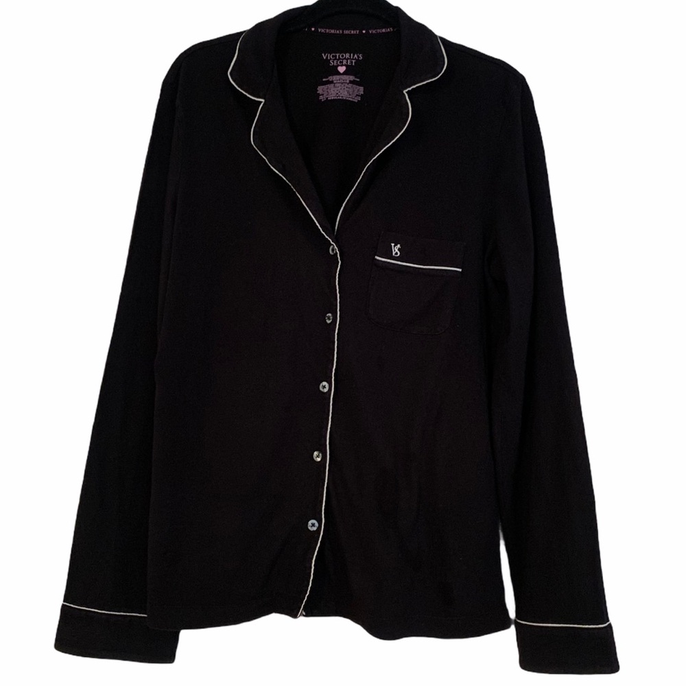 Victoria Secret Pj Black Top